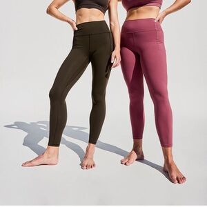 Calia women’s high inspire high rise mauve legging